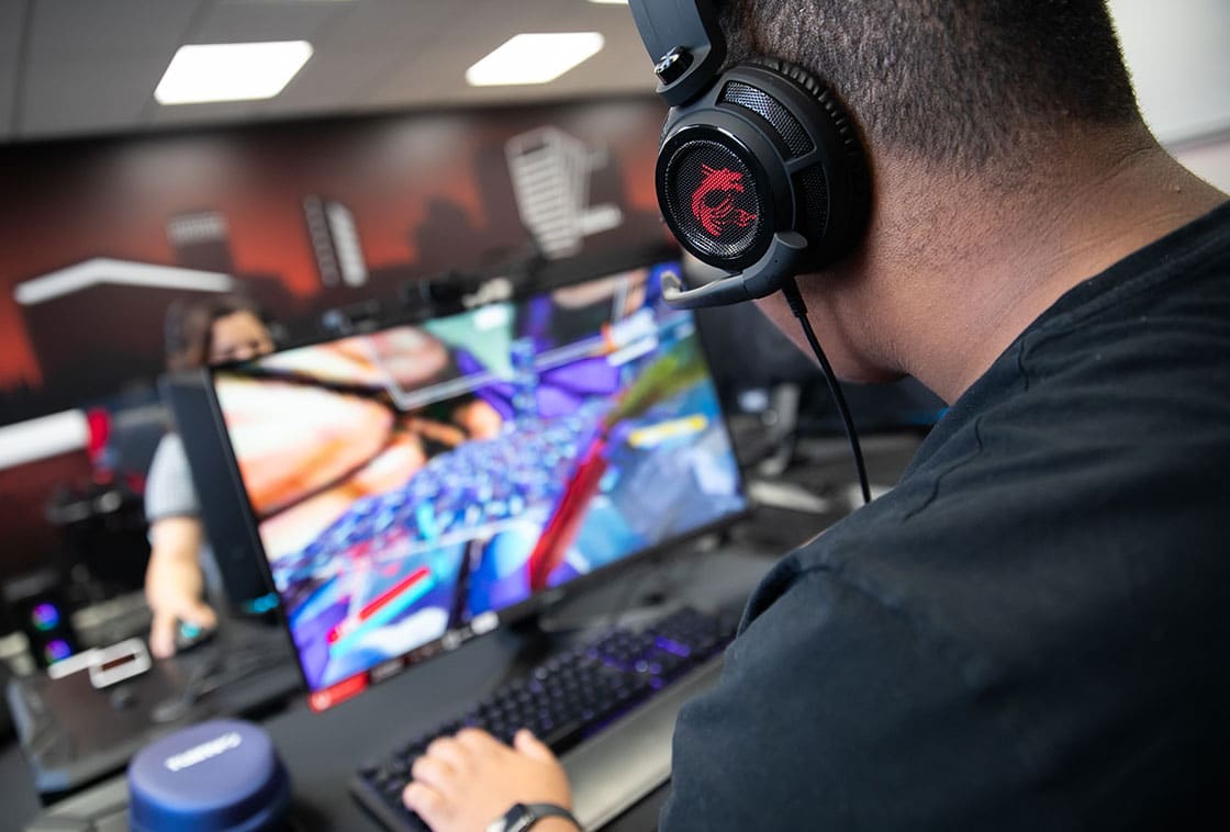 eSports student at The University of Salford