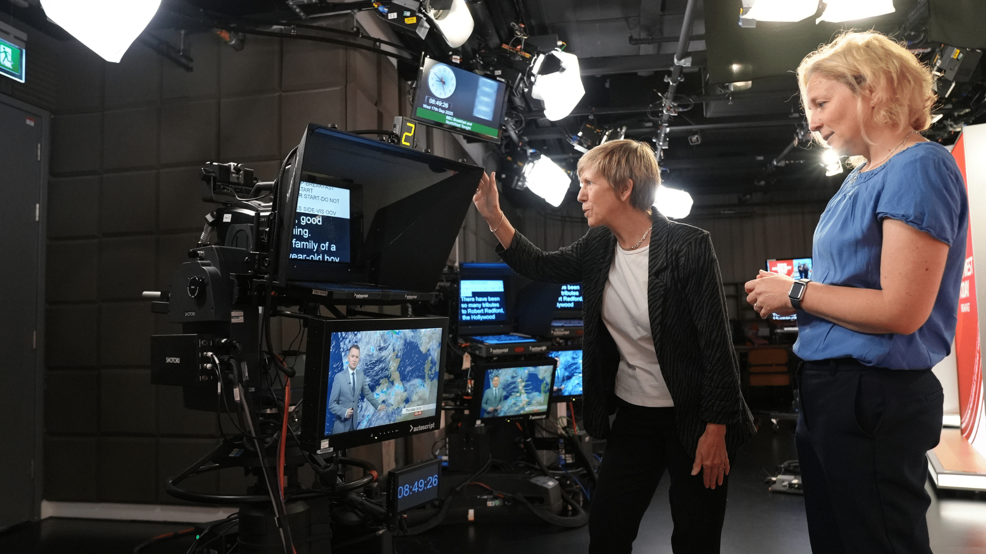 behind the scenes at the BBC