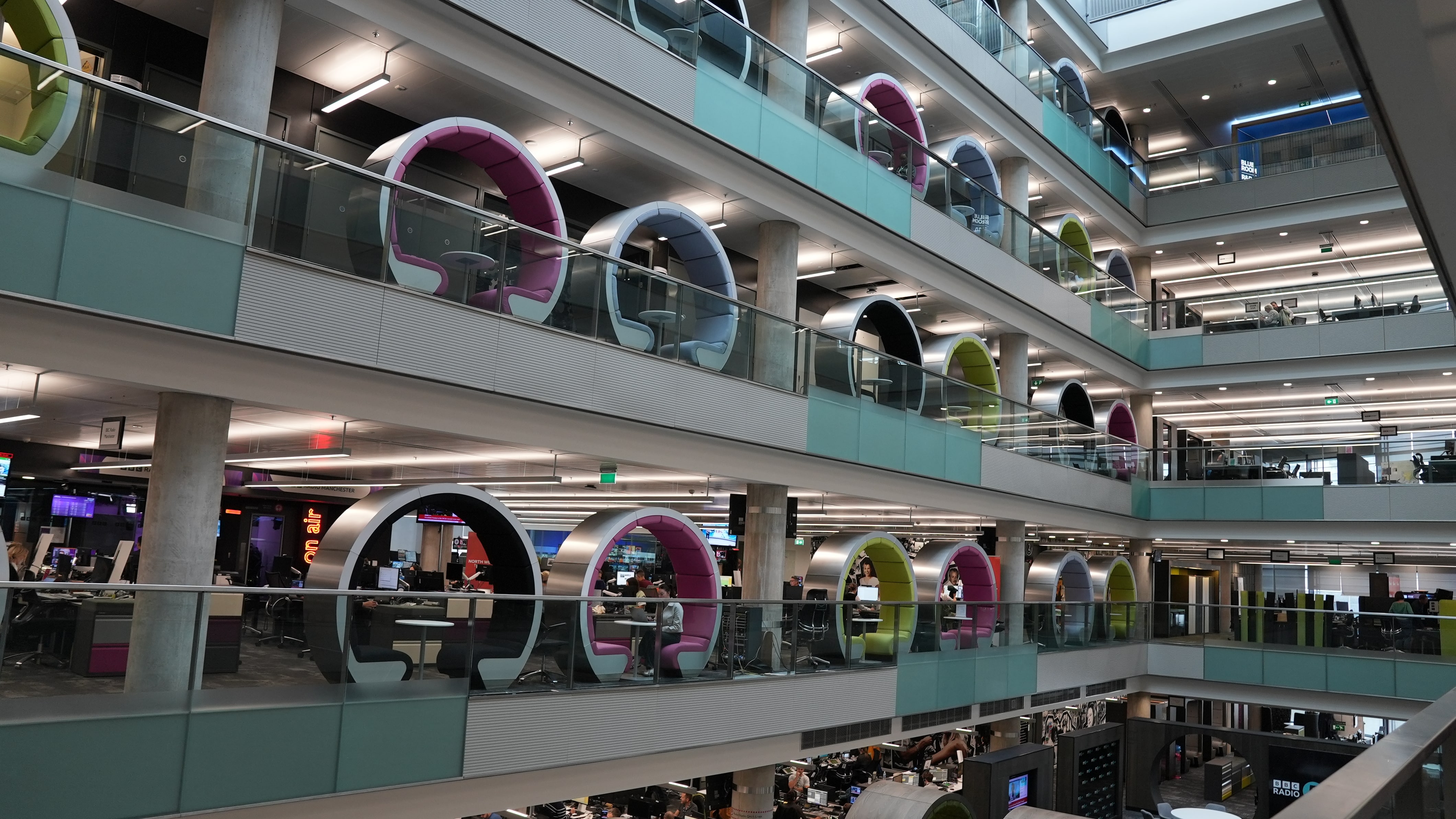 inside BBC building